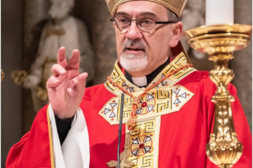 Pierbattista Pizzaballa jeruzsálemi latin pátriárka szentmiséje