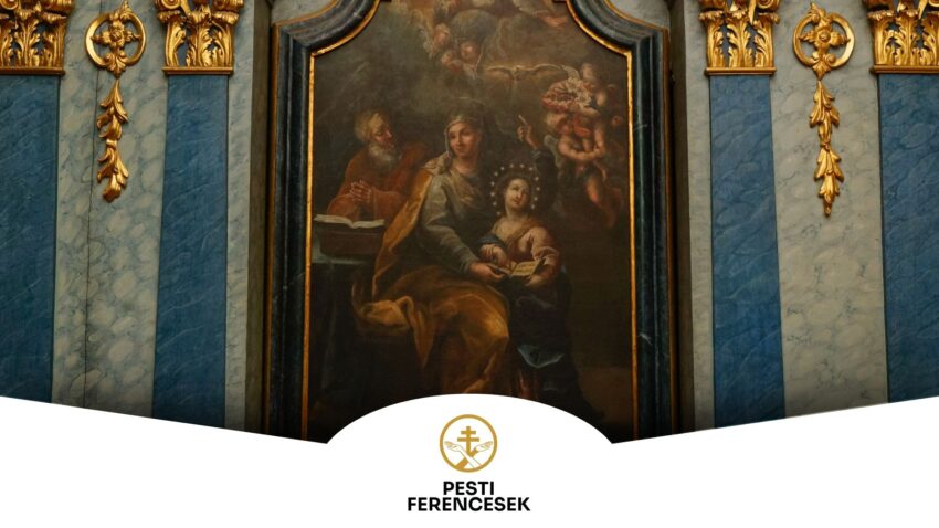 Szt Anna és Joachim pesti ferences keretes