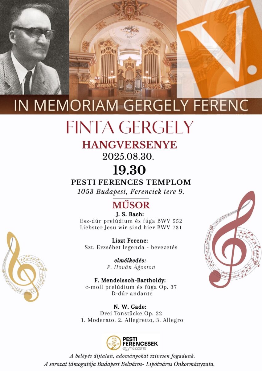 Finta Gergely orgona koncert